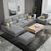Overstuffed multifunction Wooden frame furniture sofa living room Full set
