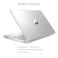 HP Personal Laptop 15.6 Inch, Intel Core i3-1005G1, 8GB RAM, 256GB SSD, Silver (UHD Graphics, Windows 10 S Mode, 15-DY1091WM)