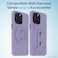 Remson Mag-X Magnetic Hybrid Protective Silicone Case Military Grade Protection For iPhone 14 Pro (Purple)