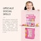 Little Story ROLE PLAY CHEF/KITCHEN/RESTAURANT TOY SET LUGGAGE CASE (41 Pcs) INBUILT LIGHT &amp; SOUND - Pink, 4-IN-1 Mode