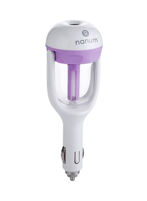 Generic Car Plug Air Humidifier Purple/White