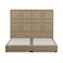 In House Berlin Linen Bed Frame - Single - 200x100cm - Beige