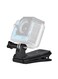 Generic 360 Degree Backpack Strap Cap Clip Mount Black