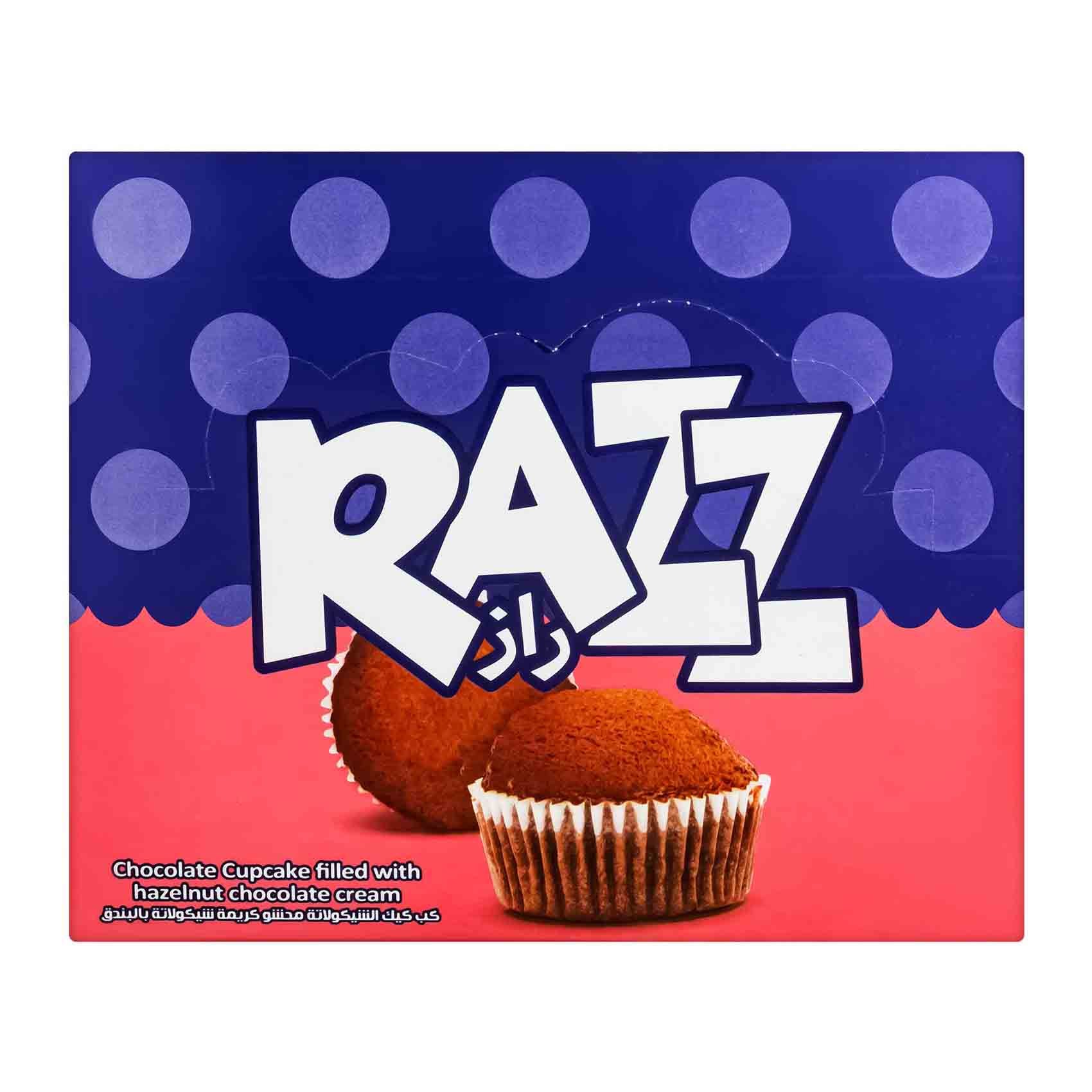 Buy Razz Cupcake with Hazelnut Chocolate Cream, 1 Piece - 12 Pieces ...