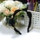 Aiwanto Head Band Elegant Metal Rose Hair Band Gift For Girls Women