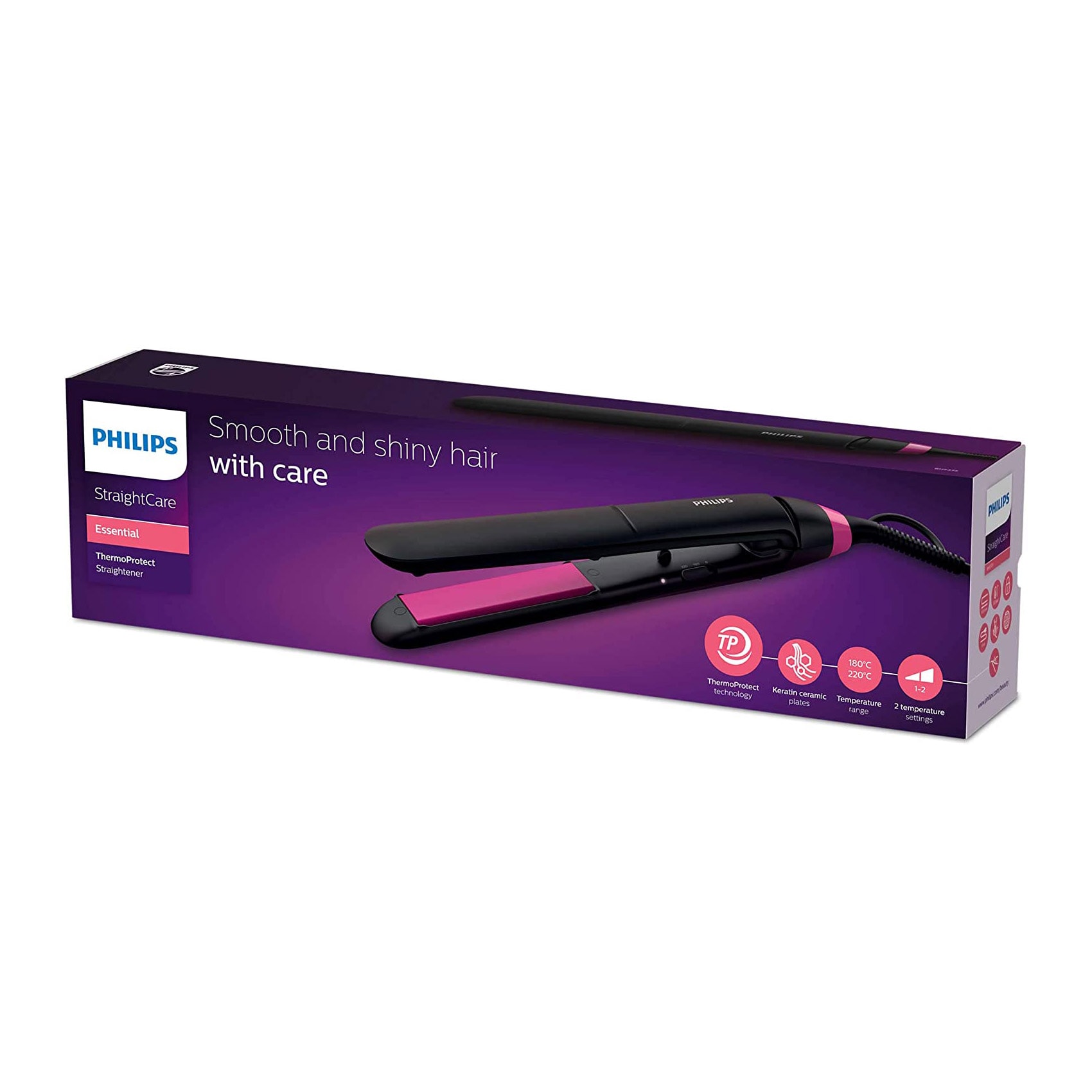 Philips hair straightener bhs375 03 Online Carrefour KSA