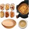 NC Air Fryer Parchment Paper Liners - 50PCS 6.3 Inch Disposable Cooking Non-Stick Liner, SSZ232