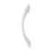 Hettich Plastic Furniture Handle (96 mm, White)