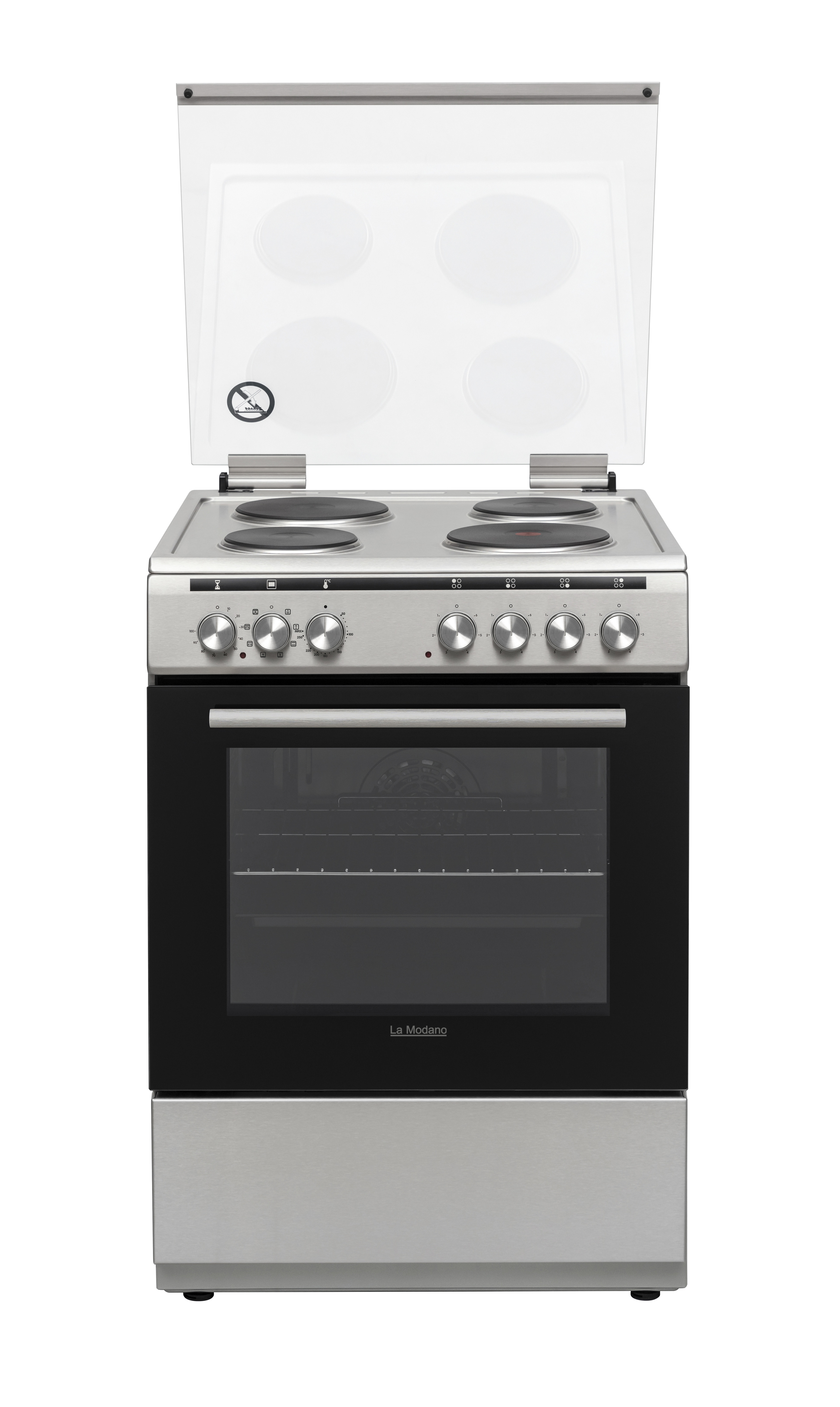 Buy La Modano Electric Cooker, 60x60 cm, INOX, 4 Electric Hotplates ...