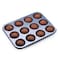 Generic 12-Cavity Muffin Cup Cake Mold