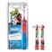 Oral-B Star Wars Printed Rechargeable Electric Toothbrush With Cars Stages Power Replacement Brush Heads 2 PCS