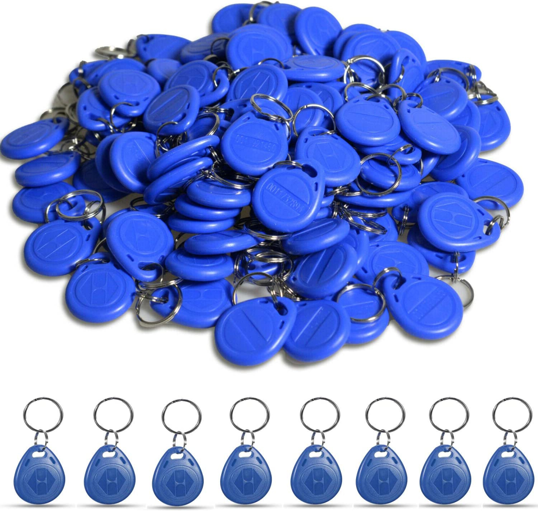 Rfid keychain Key Ring Tags 125Khz T5567/T5577/T5557 Blank Writable RFID Tags (50 Access Keychains)