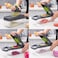 Generic Amaze Cutter Multifunction 14 In 1 Fruit Vegetable Tools Manual Mandoline Slicer Mini Chopper Kitchen Slicer Vegetable Cutter (Green/Gray)