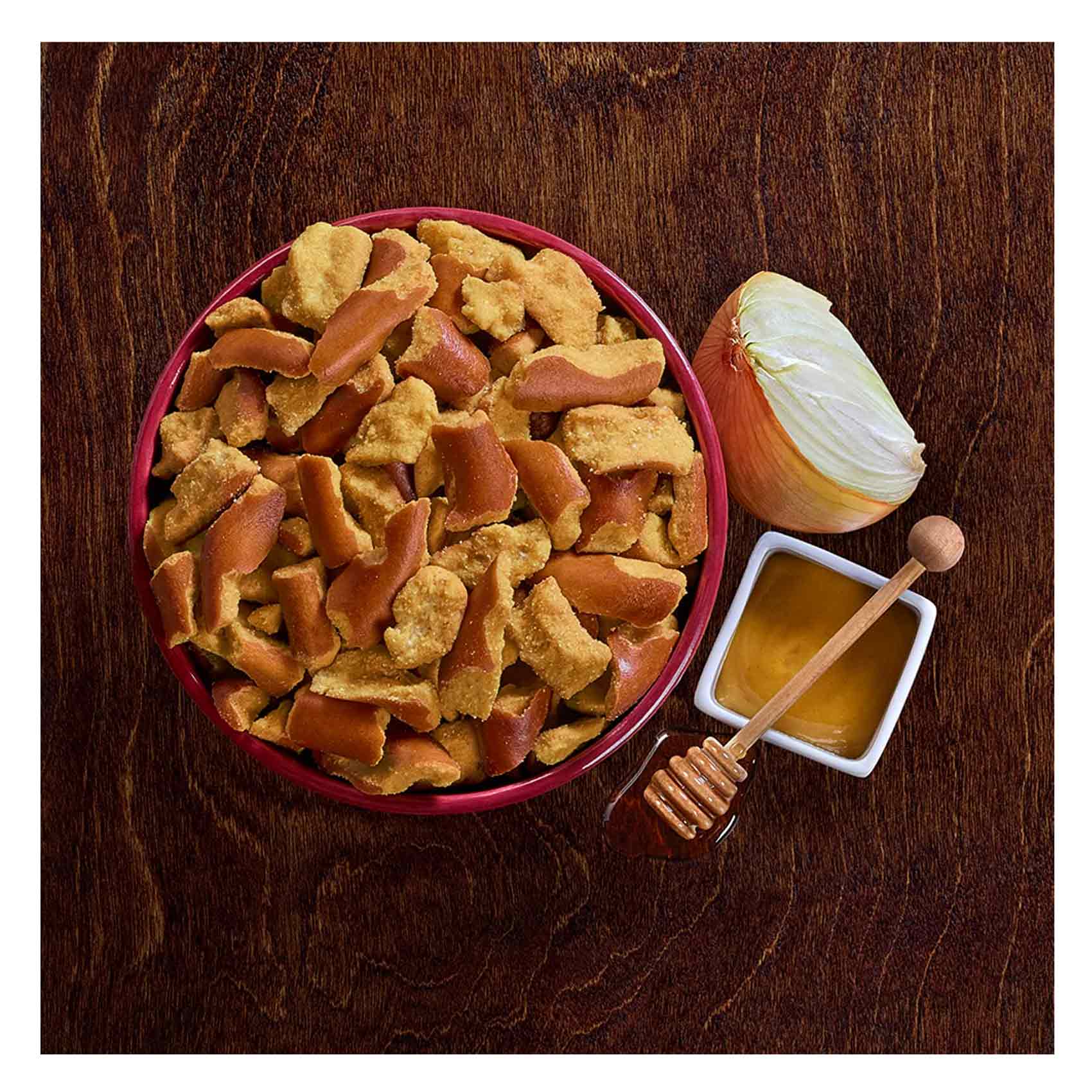 honey mustard and onion pretzel pieces recipe