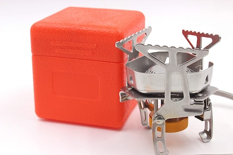 Biki Portable Gas Stove For Camping Outdoor With Carry Box