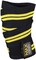 Max Strength Knee Wraps Weight Lifting Heavy Duty Elasticated Knee Support Straps Velcro Closure Home Gym Training Workout Black/Yellow