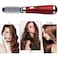 Professional 3 in 1 Negative Ionic Hot Air Straightener Comb Red