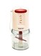 Rebune Mini Chopper 300W 0.4L Re-2-022 Beige/Clear/Red