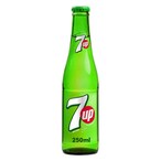 Buy 7UP, Carbonated Soft Drink, Glass Bottle, 250ml in Saudi Arabia