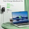 Budi 30W Dual USB-C PD and USB QC Magsafe Wireless Charger Global Travel Charger - Black