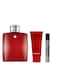 Mont Blanc Legend Red For Men: Eau De Parfum 100ml + Miniature 7.5ml + Shower Gel 100ml