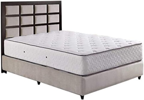 Galaxy Design Lina Double Sided Firm Spring Mattress White - Single Size ( L X W X H ) 200 X 120 X 33cm - 7 Year Full Warranty.