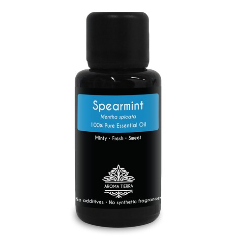 Aroma Tierra - Spearmint Essential Oil - Aroma Tierra - 100% Pure &amp; Natural - 30Ml