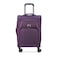 Delsey Optimax Lite 4 Wheel Soft Casing Expandable Cabin Trolley 55cm Purple