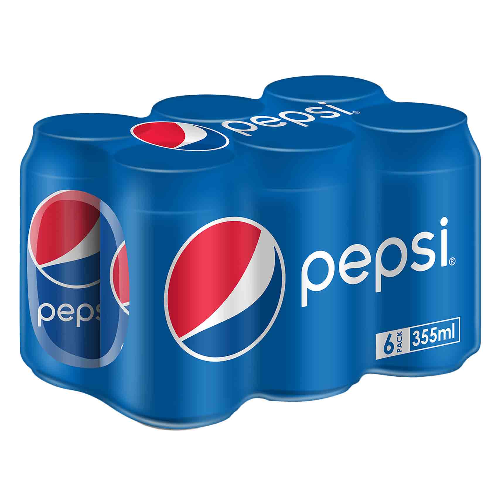 Buy Pepsi Carbonated Soft Drink Cans 355ml Pack of 6 Online