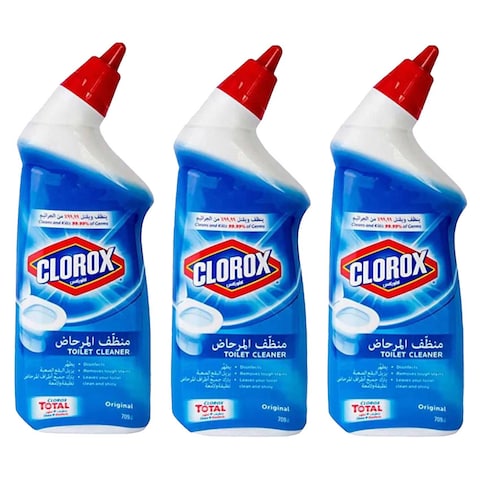 Buy CLOROX TOILET CLEANER ORIGINAL 2+1FREE  3X709ML in Kuwait