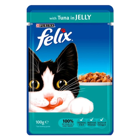 Purina Cat Food Felix Tuna In Jelly 85 Gram