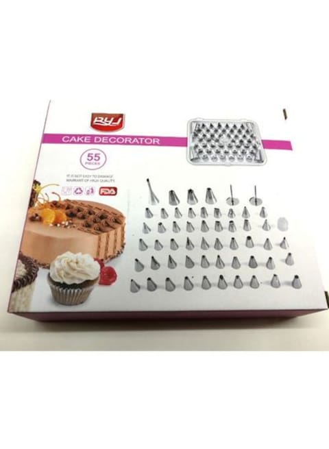 Generic 55-Piece Piping Nozzle Cake Decorating Tool Set