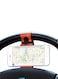 Goojodoq - Universal Car Steering Wheel Mount Mobile Holder Red/Black