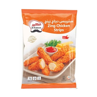 Al Kabeer Zing Chicken Strips Spicy 750g