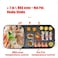 Smokeless Non-Stick Indoor 2-in-1 Large Versatile Electric Grill and Hot Pot with Divider - Shabu Shabu Hot Pot, Korean BBQ Grill for Parties