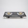 DOMEA&reg; Gas Burner With Auto Ignition, 2 Burners Stove, With Tempered Glass Top, Perfect For Home, Apartments