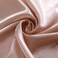 Luna Home Silky Satin, King Size 6-Piece Duvet Cover Set, Plain Pink Color