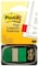 Postit Flags Green 1 Inch Wide 50 per Dispenser 1 Dispenser per Pack 6803 36