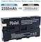DMK Power 2pcs NP-F550 NP-F570 Battery 2350mAh for LED Video Light and Monitor only