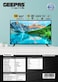 Geepas 50" Smart TV- GLED5023SXUHD 4K Ultra HD Slim LED TV With Remote Control, HDMI and USB Ports