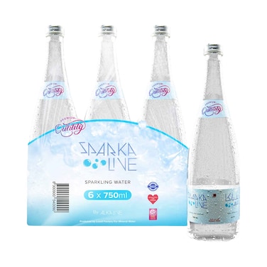 مياه سباركالايف فوارة 750 مل × 6