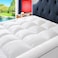 Vital Mattress Topper Soft Comfort White 500 GSM (White, Double Size -W120 X L200 Cm)
