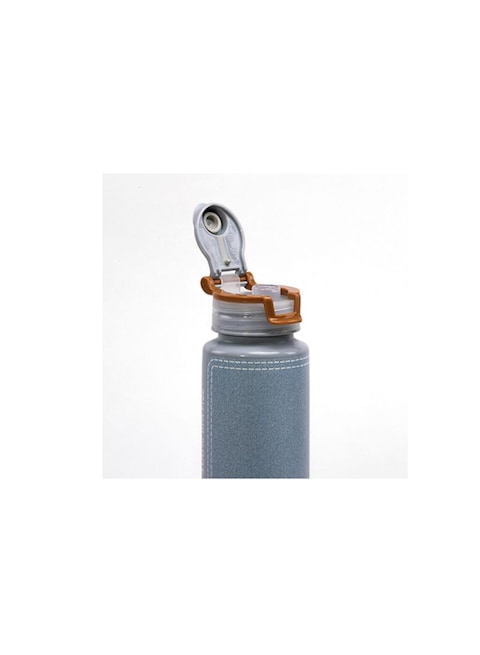 Delcasa Denim Water Bottle Blue/Brown 800ml