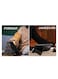 Samsung Galaxy S23 Ultra Grip Case Magnetic Kickstand Cover with Foldable Hand Strap Black