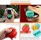 Sunglow Nontoxic Bite Resistant Toy Ball For Pet Dogs Puppy Cat, Food Treat Feeder Chew Tooth Cleaning Ball 2.75In (Medium Dogs &amp; Large Dogs) Blue