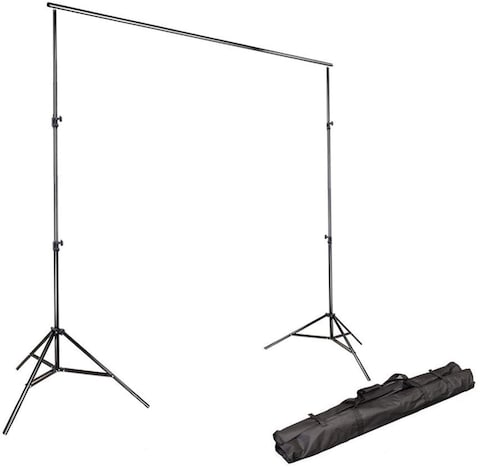 Coopic S06 2.8X3.2m Photo Video Studio Background Stands Adjustable Photography Video Muslin Backdrop Support System Stands Set With Case
