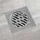 MODI Stainless Steel Floor Drain With Cover   Odour-proof Round Shower Drain for Bathroom (15 x 15 cm)