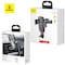 Baseus Aluminum Car Phone Holder CD Slot Auto Lock Gravity Car Mount Compatible With 4.0 6.5 Inch For iPhone 14 Pro Max 13 12 11 SE X And Many More Black
