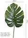 Party Time 6-Pieces Artificial Fake Palm Tree Green Leaves Faux Palm Frond Tropical Leaf Plants for Home Kitchen &amp; Party Decorations