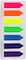 175 Pcs Arrow Page Markers, Post-It Sticky Notes Tab, Index Tab Flags for Home School Office Supplies (7 colors)